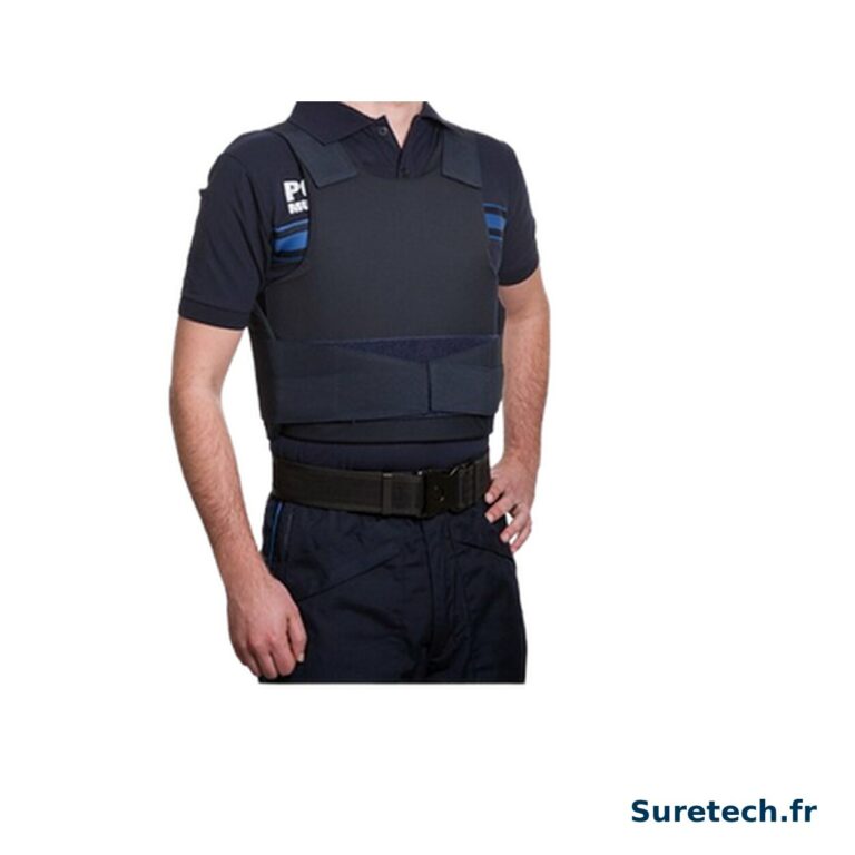 Gilet pare-balles port discret OP bleu marine niveau IIIA