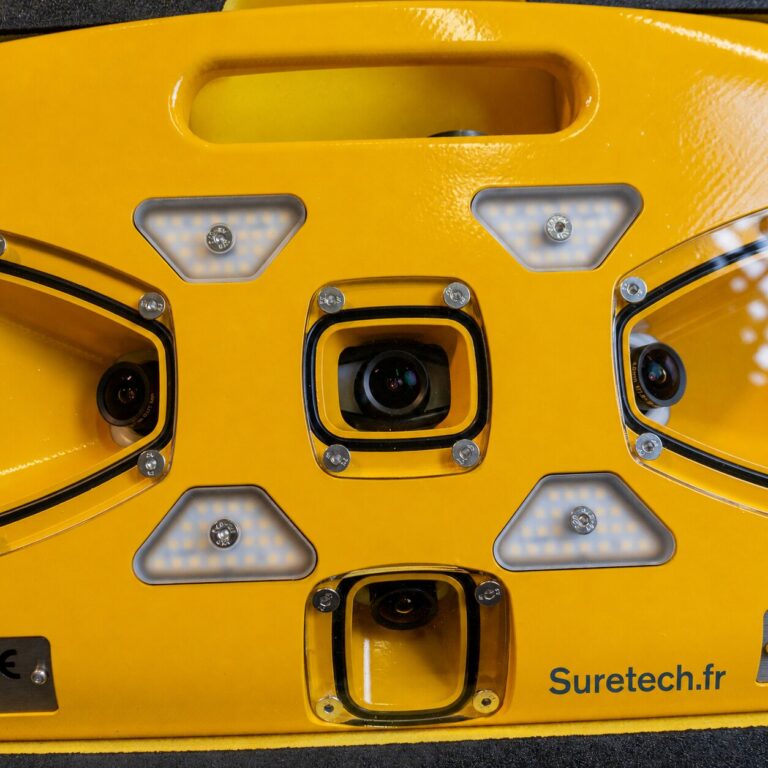 Caméras et éclairages LED du scanner sous véhicule V6P